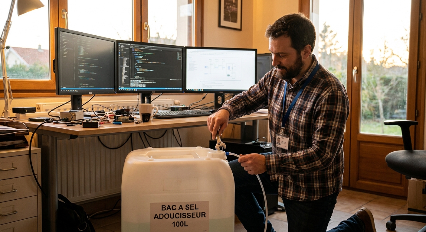 Camille Fontaine avec Bac A Sel Adoucisseur 100 Litres Complet 3/8